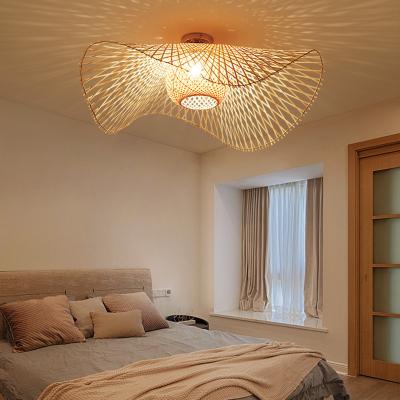 China Tatami Style Rattan Ceiling Lights Shade Restaurant Ceiling Lamp(WH-WA-39) for sale