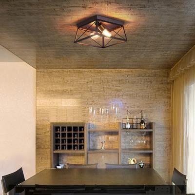 China American Retro Industrial Ceiling Lamp Farmhouse Hallway Black ceiling lights(WH-LA-34) for sale