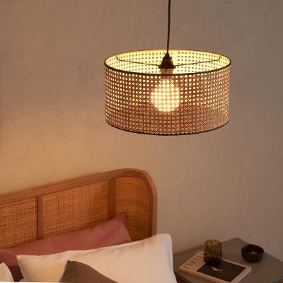 China Japanese Style Modern Hanglamp Rattan Pendant Light Fixture Handmade Bamboo pendant light(WH-WP-51) for sale