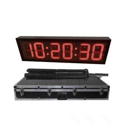 China Six Digits City Marathon Race Electronic Clock Wireless With Battery for sale