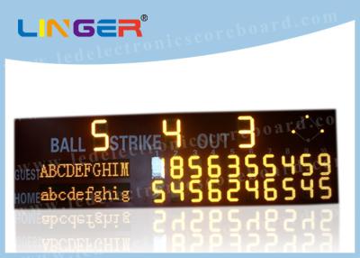 China High Brightness LED Baseball Scoreboard For University CE / RoHS Approved for sale