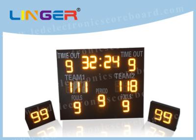 China IP65 Waterproof LED Basketball Scoreboard Iron / Steel / Aluminum Frame Material for sale