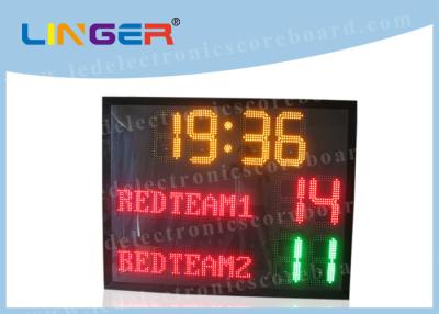 Chine Panneau d'affichage de score de Digital de club de sport, conception adaptée aux besoins du client par tableau indicateur extérieur portatif à vendre
