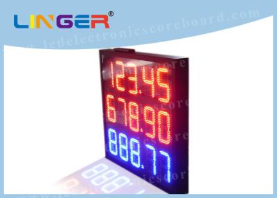 China Professional Digital Price Sign Gas Station , Gas Led Display Board Price for sale