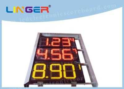 China 16 Inch Led Price Signs For Gas Stations , Led Price Display 580mm X 1500mm X 100mm for sale