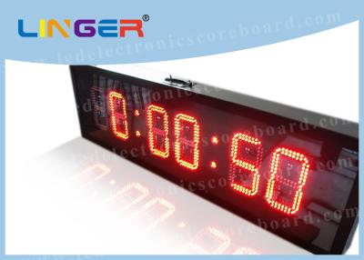 Chine IP65 imperméabilisent le Cabinet mené de fer de secondes de minutes d'heures de jours d'horloge de compte à rebours à vendre