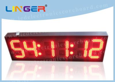 China Reloj estupendo del contador de tiempo de la cuenta descendiente del brillo LED para el ferrocarril de alta velocidad en venta