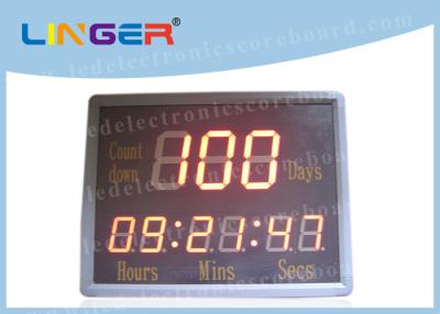 China 8'' 200mm Digital Countdown Clock , Portable Shot Clock IR Remote 12kgs for sale