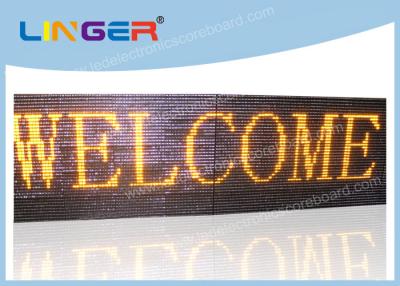 China Customized LED Scrolling Message Sign CE / ROHS Approved 640mm*2048mm*120mm for sale