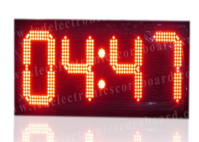 China High Brightness Large Stopwatch Clock With Hanging Brackets CE / ROHS Approved for sale