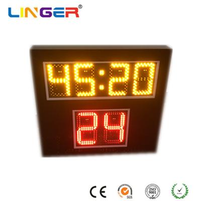 China Reloj de tiro llevado de Digitaces para el marcador, reloj de tiro de baloncesto 545m m x 600m m x 90m m en venta