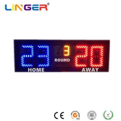 Chine Tableau indicateur électronique du badminton LED avec 6 pouces de chiffres pour l'usage d'intérieur à vendre