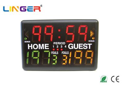 China Led Indoor Light Portable Digital Basketball Scoreboard With Multi - Sports Function for sale