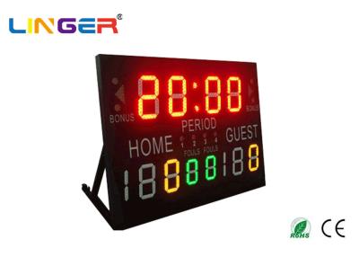 China CE Popular Portable Electronic Scoreboard With Supports , Portable Soccer Scoreboard for sale