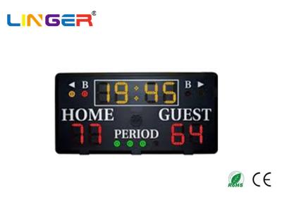 China Time / Score / Period Portable Electronic Scoreboard With IR Remote Control for sale