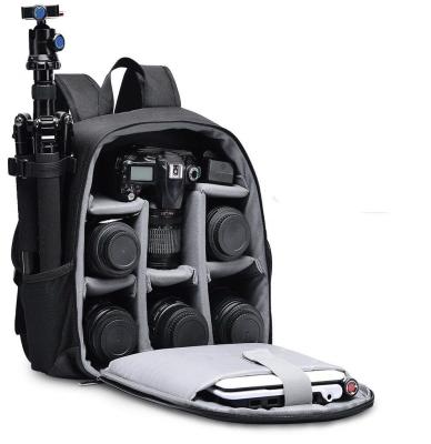 China Factory Fashion Camera Bag Case Wholesale Camera Bag for Photographers with Laptop Compartment à venda