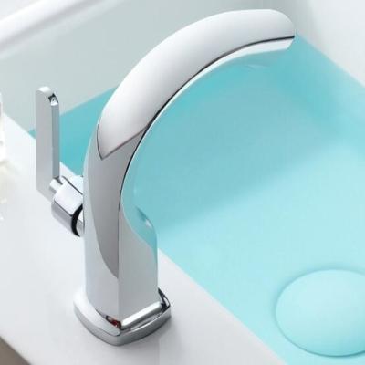 China Low Arc Stainless Steel Single Cold Water Basin Tap 1.2GPM for sale