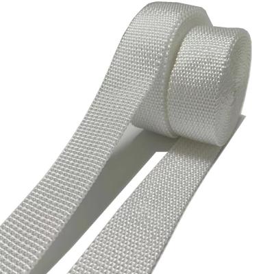China 32mm Polyester Luggage Webbing White Polyester Ratchet Straps for sale