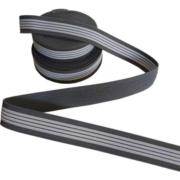 Quality Woven Rubber Non Slip Elastic Band For Sports Fitness Resistance for sale