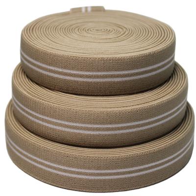China Customized Furniture Elastic Webbing 2cm Width Elastic Band For Sewing for sale