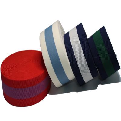 China Rubber Nylon Elastic Webbing 50mm Width Soft Knit Elastic Tape for sale