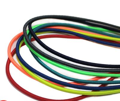 China Cordón de cuerda negra 3 mm Cordón elástico redondo 100% poliéster en venta