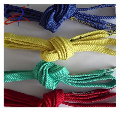 China Braided 40mm Led Flashing Shoestrings Flashing Shoe Laces Red Green for sale