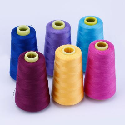 China Spun 402 Filamento de coser de poliéster Violeta Filamento de poliéster de uso general en venta