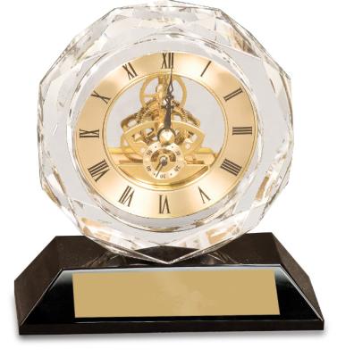 China crystal clock for sale