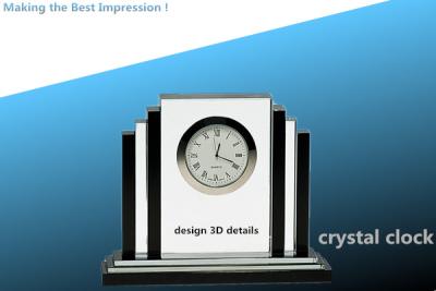 China crystal clock/ clock/CRYSTAL AWARD for sale
