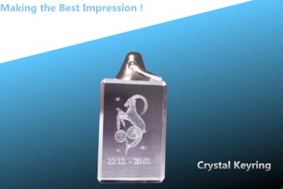 China crystal keychain/keychain/keyring glass for sale