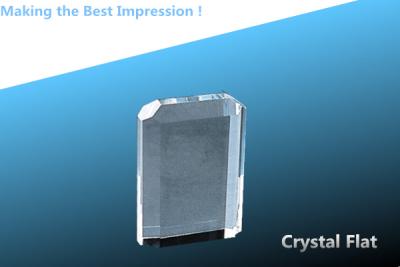China photo frame/crystal photo frame/crystal flat/Rectangle/CRYSTAL CUBE/rectangle beveled for sale