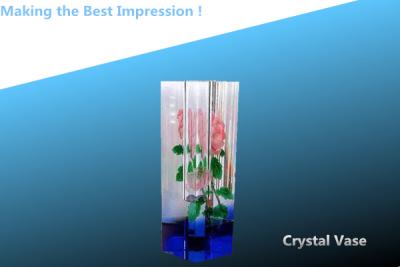 China crystal vase/flower vase/flower bottle/glass vase/pen holder for sale