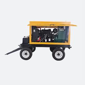 China Conjunto de generador de remolque de salida de 100 kW para aplicaciones de trabajo pesado en venta