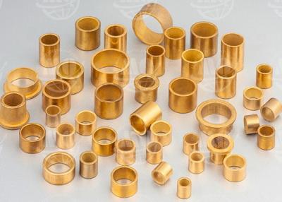 China Low Noise Oil Impregnated Bronze Bushings Self Lubricating Bush Material for sale