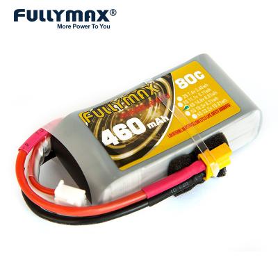 China 460mah 14.8v Lipo 4s Rc Car Battery 80c For Rc Aircraft Drone Airplane Lipo Racing Battery for sale