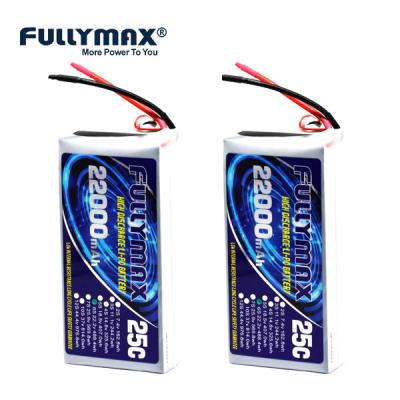 China Micro Commercial Drone Battery 22000mah 6S 22.2V 25c Lipo Battery Fullymax Drone Battery for sale