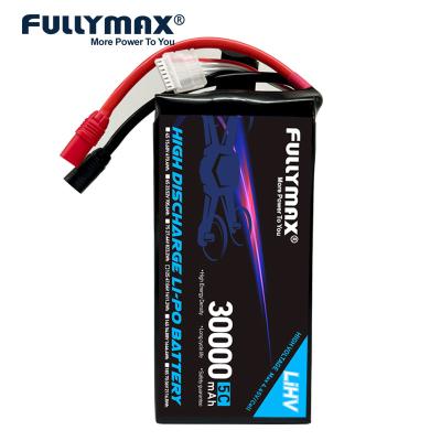 China 12S 5C 30000mah Lipo Battery Bank 12 Cell Lithium Polymer Cell 47.04V Aerial Inspections 280Wh/Kg for sale