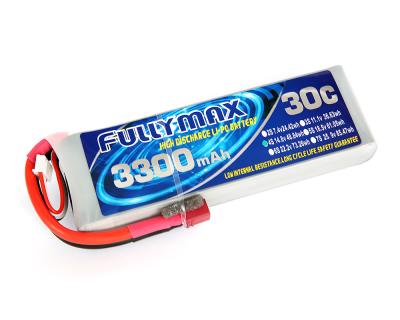 China FULLYMAX LiPo Battery Pack 30C 3300mAh 4S 14.8V with T Plug for RC cars RC aircraft RC Heli for sale