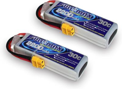 China 3S LiPo Battery 2200mAh 11.1V 30C Soft Case Battery with XT60 Plug for RC Airplane for sale