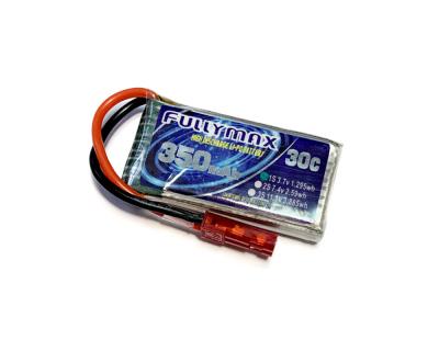China 3.7V 1S 350mAh 35C LiPO RC Airplane Battery JST Plug For Mini RC model Toy for sale