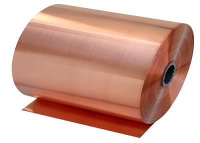 China Reddened Rolled Copper Foil 12um With High Pell Strength For FPC for sale