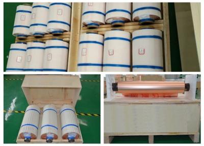 China 35 mícrons a folha de cobre para a resistência térmica alta estratificada folheada de cobre à venda