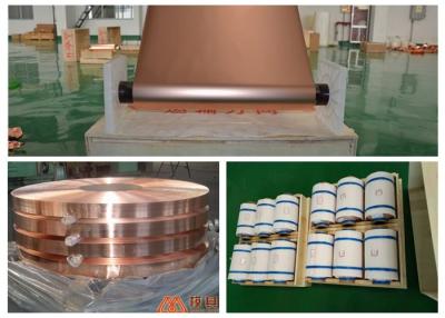 China 7 Micron Ultra Thin Copper Foil Roll 100 - 620mm Width Double Shiny Side for sale