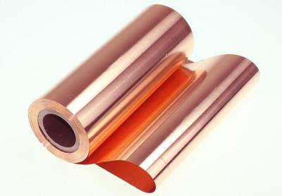 中国 10umリチウム電池の銅ホイル ロール、RAの二重光沢がある薄い銅ホイル 販売のため