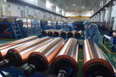 China cobre eletrolítico da folha de 18um ED para materiais eletrônicos da baixa febre à venda