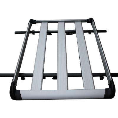 China 4X4 Aluminum Top Car Luggage Carrier Roof Rack 1 Year Warranty Silver Color for sale