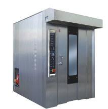 China Full Stainless Steel 64 Trays Gas Rotary Oven For Bread for sale
