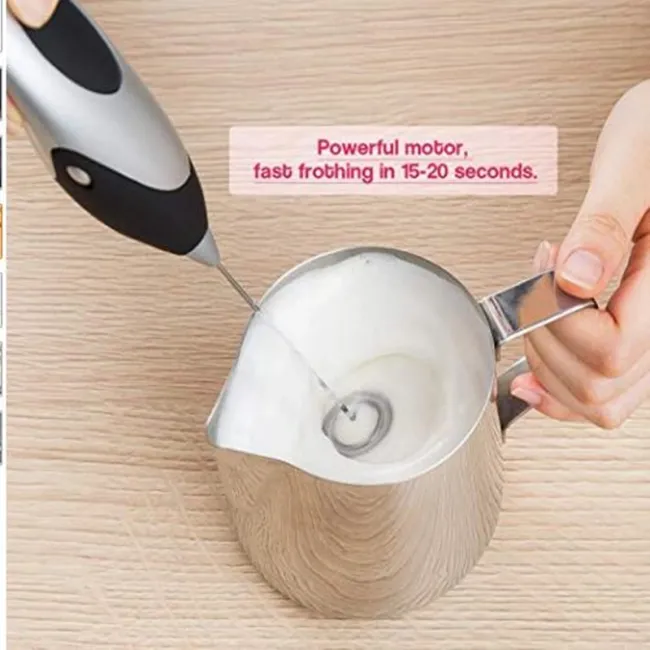 Handheld Milk Frother Electric Coffee Mixer Cappuccino with Stand