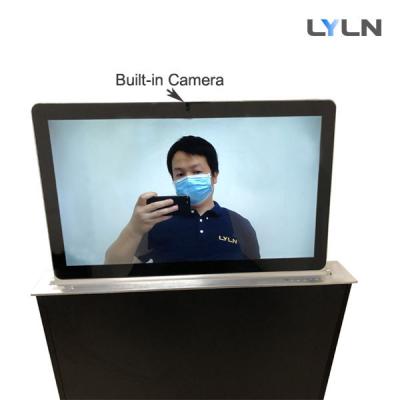 China Monitor LCD retractable motorizado mesa de reuniones todo en un certificado del CE del sistema en venta